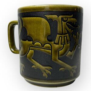 Hornsea Vintage Green Welsh Dragon Mug 1975